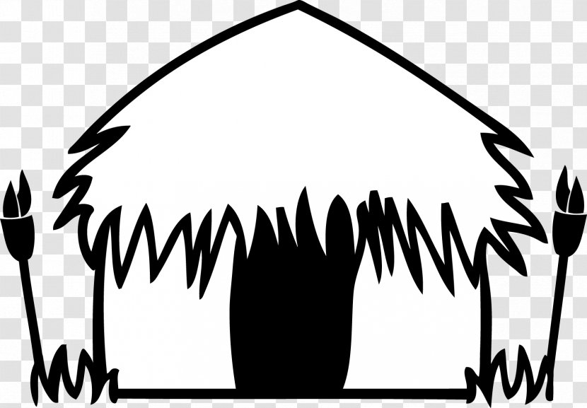 Beach Hut Shack Coloring Book Drawing - Branch Transparent PNG