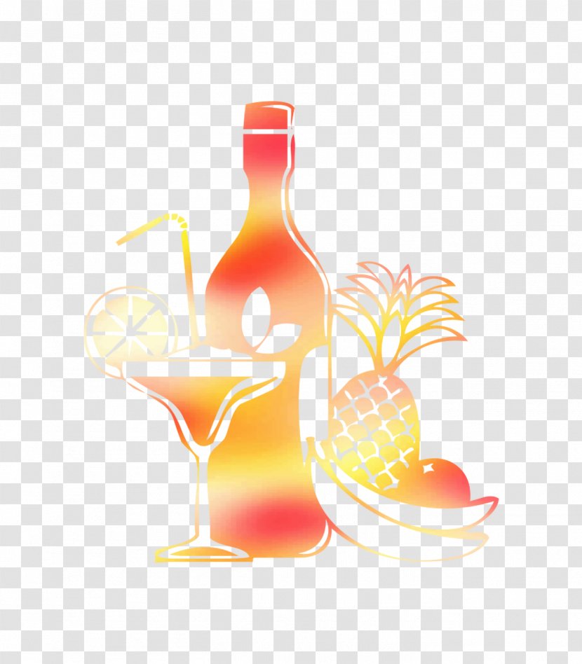 Liqueur Glass Bottle Product Design - Orange Transparent PNG