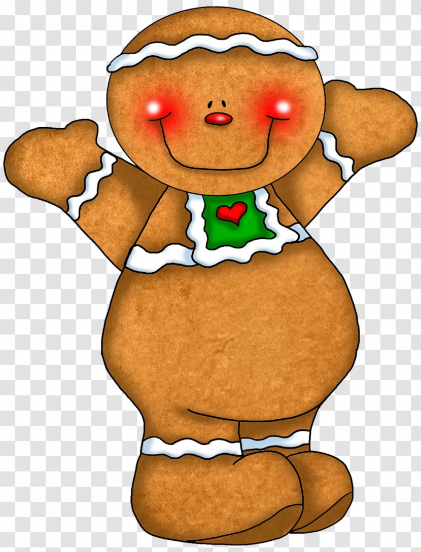 Ginger Snap Gingerbread Man Clip Art - Thumb - Cute Cliparts Transparent PNG