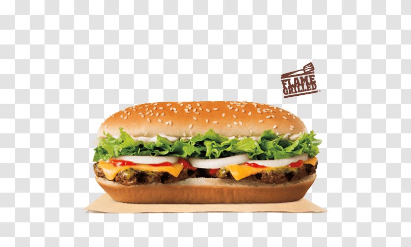 Hamburger Cheeseburger Burger King Butter Whopper - Patty Transparent PNG