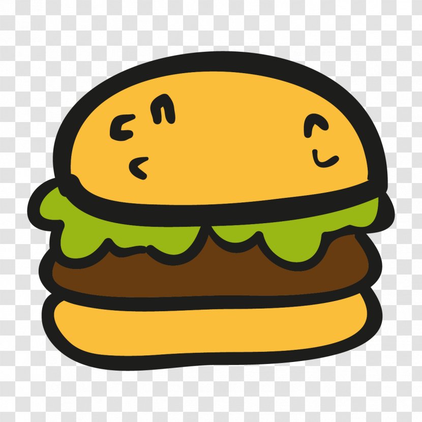 Hamburger Cheeseburger French Fries Clip Art - Alimentos Icon Transparent PNG