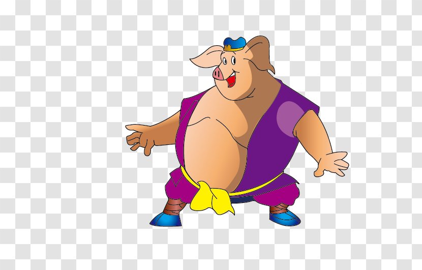 Journey To The West Xuanzang Pigsy Sun Wukong Sha Wujing - Finger - Pig Transparent PNG