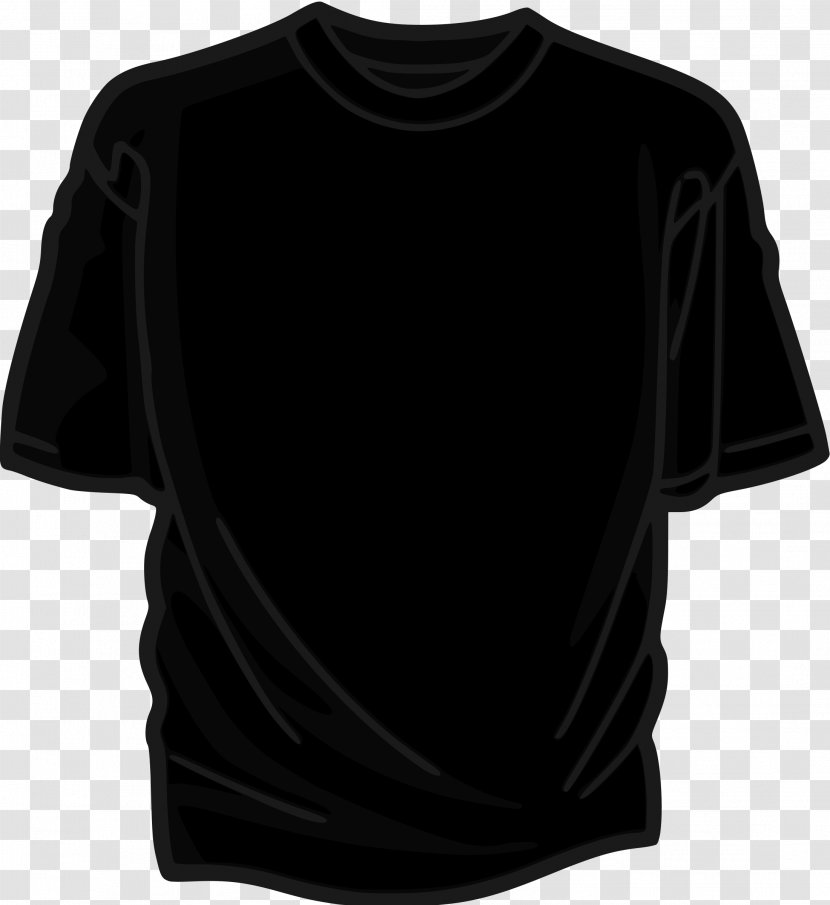 T-shirt Black Clip Art - Shirt Transparent PNG