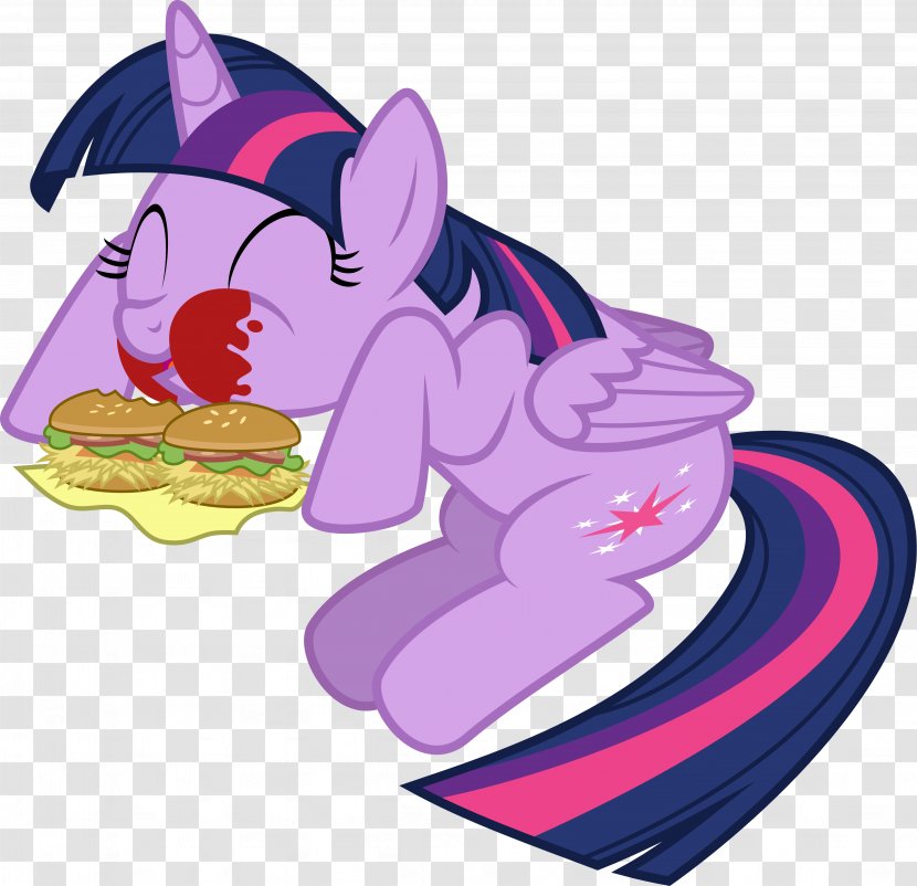 Twilight Sparkle Pony Princess Celestia Pinkie Pie Winged Unicorn - Purple - Chef Hat Transparent PNG