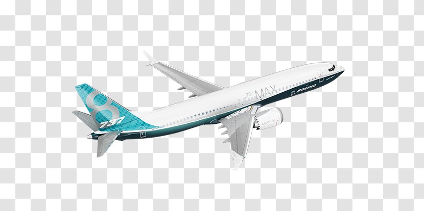 Boeing 737 MAX Airplane Paris Air Show Aircraft - Aerospace Engineering Transparent PNG