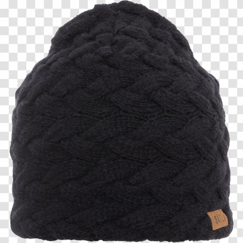 Knit Cap Beanie Woolen Knitting - Black M Transparent PNG