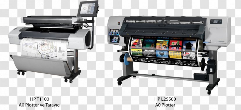 Hewlett-Packard Wide-format Printer Plotter Printing - Hewlett-packard Transparent PNG