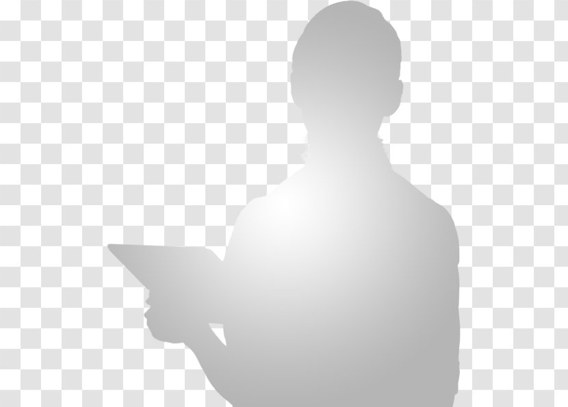 Shoulder Silhouette Black White Transparent PNG