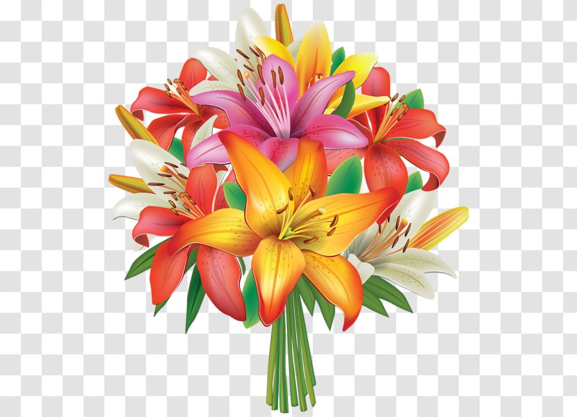 Flower Bouquet Lilium Clip Art - Plant - Lilies Transparent PNG