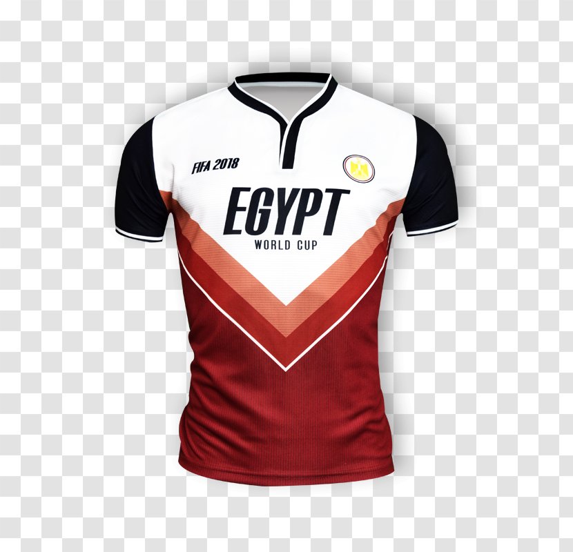 2018 World Cup T-shirt Egypt National Football Team Portugal Jersey - Uniform Transparent PNG