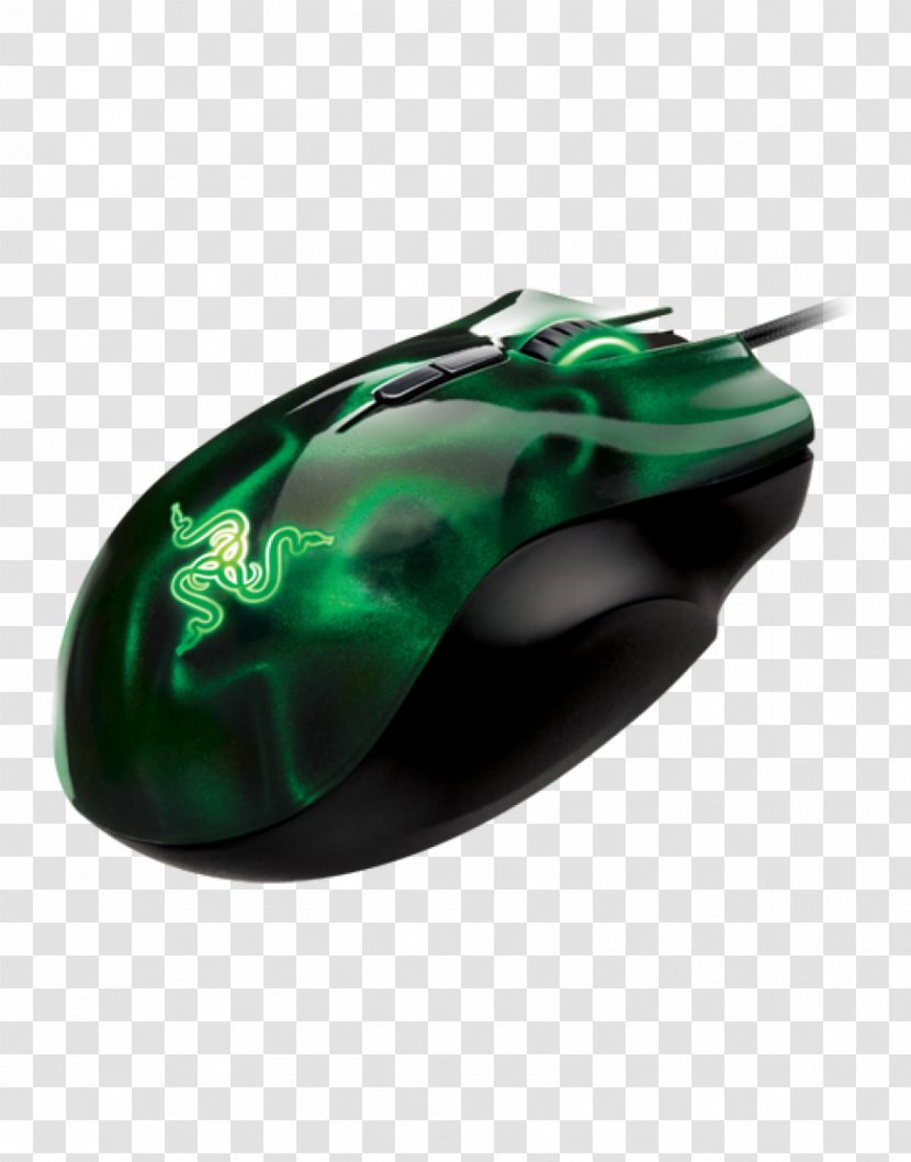 Computer Mouse Razer Naga Inc. Action Role-playing Game - Green - Razor Transparent PNG