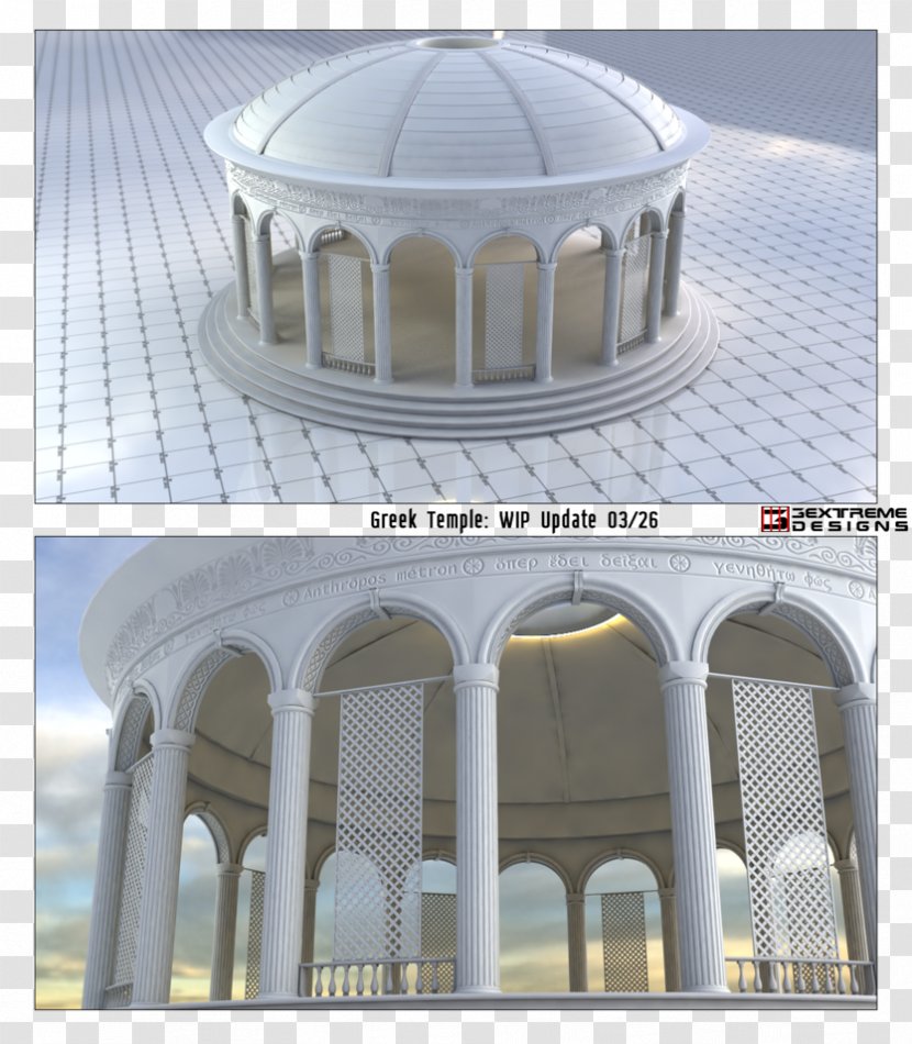 Ancient Greek Temple Classical Architecture Roof - Window - GREEK TEMPLE Transparent PNG