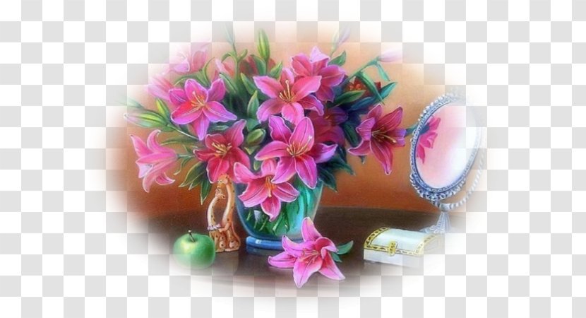 Floral Design Watercolor Painting Art Mirror - Petal - Eed Transparent PNG