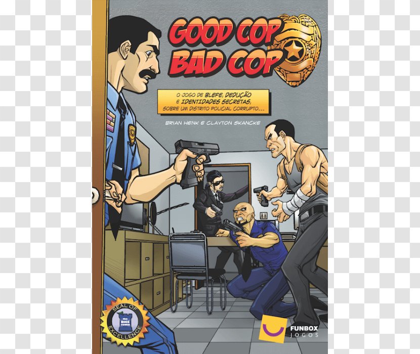 Bang! The Hidden Police Officer Board Game Card - Comic Book Transparent PNG