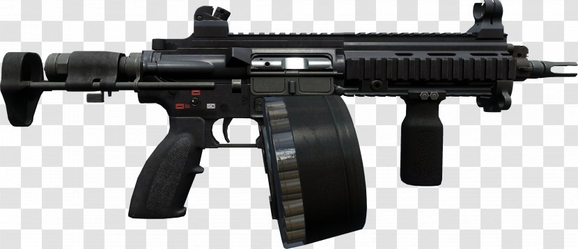 Airsoft Guns Heckler & Koch G36 Firearm HK416 Jing Gong - Watercolor - Assault Riffle Transparent PNG