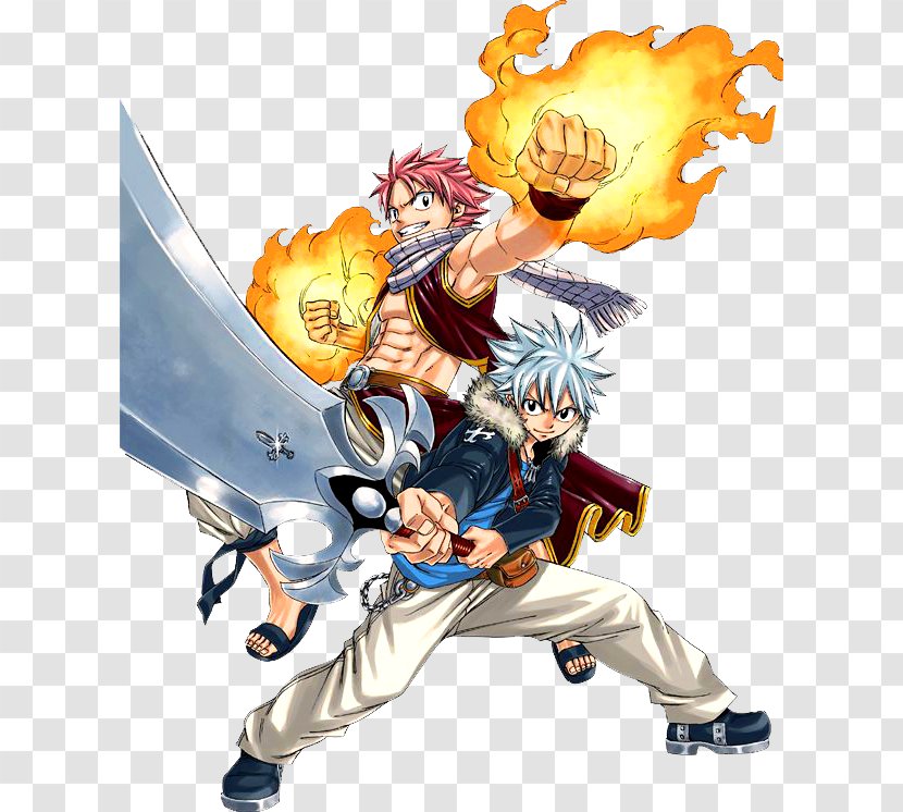 Natsu Dragneel Rave Master Wendy Marvell Fairy Tail Crossover - Frame Transparent PNG