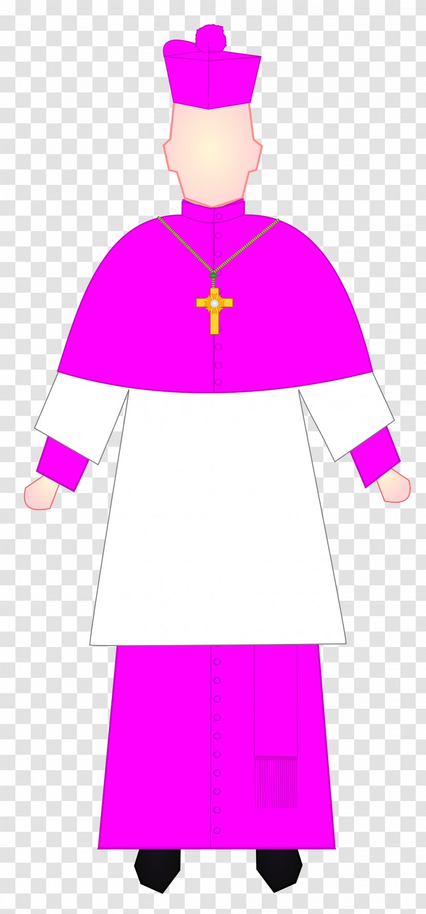 Choir Dress Bishop Priest Cassock Cardinal Transparent PNG