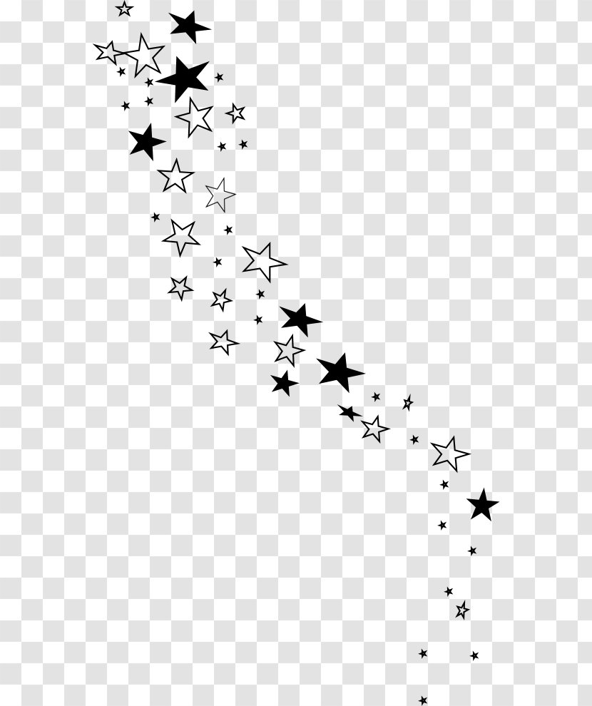 Tattoo Nautical Star Clip Art - Area - Falling Feathers Transparent PNG