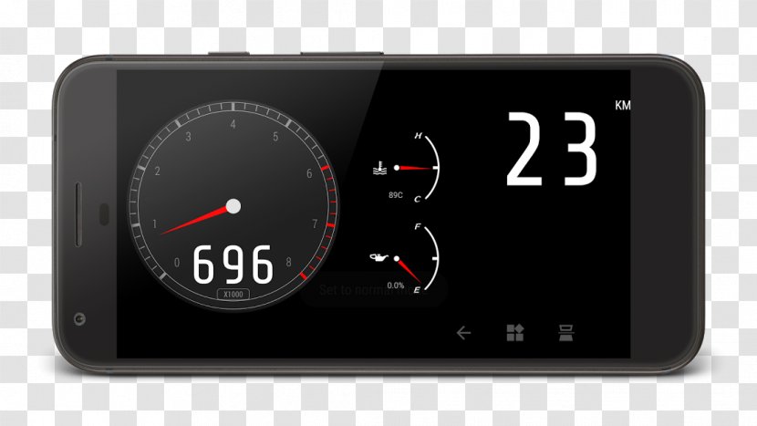 Head-up Display Android - Gauge Transparent PNG