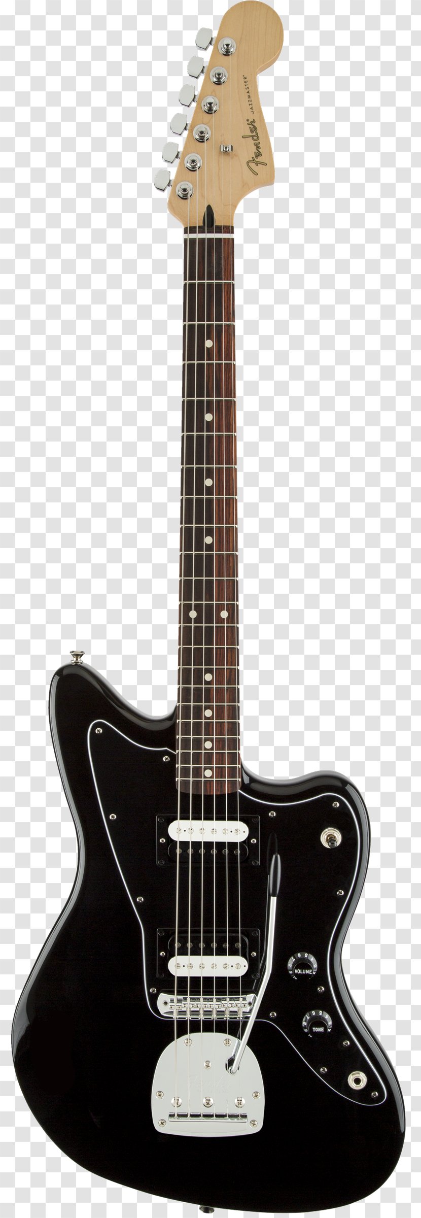Fender Jazzmaster Squier Deluxe Hot Rails Stratocaster Guitar Affinity Series HH - Fingerboard Transparent PNG