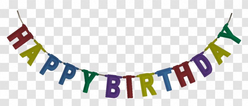 Clip Art Product Line Birthday Image - Text - Hapy Banner Transparent PNG