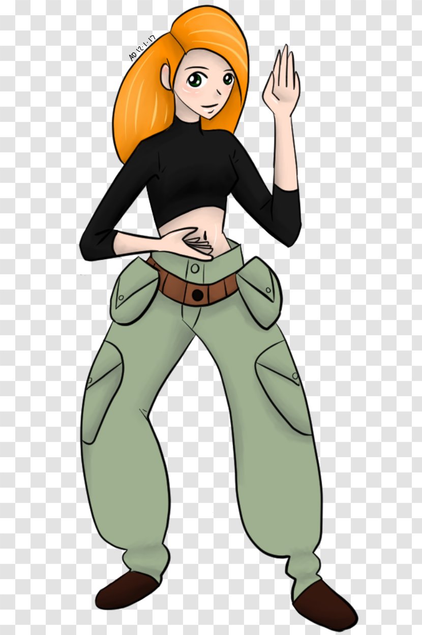 Clip Art Illustration Finger Human Behavior Headgear - Fictional Character - Kim Possible And Ron Transparent PNG