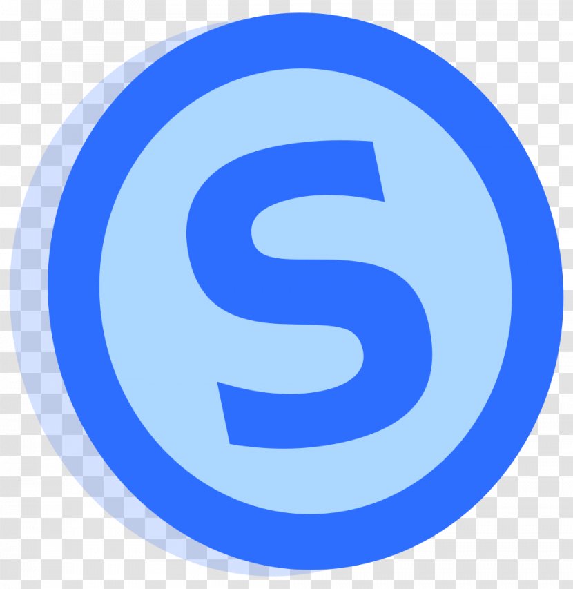 Logo Brand Circle Number - Blue Transparent PNG