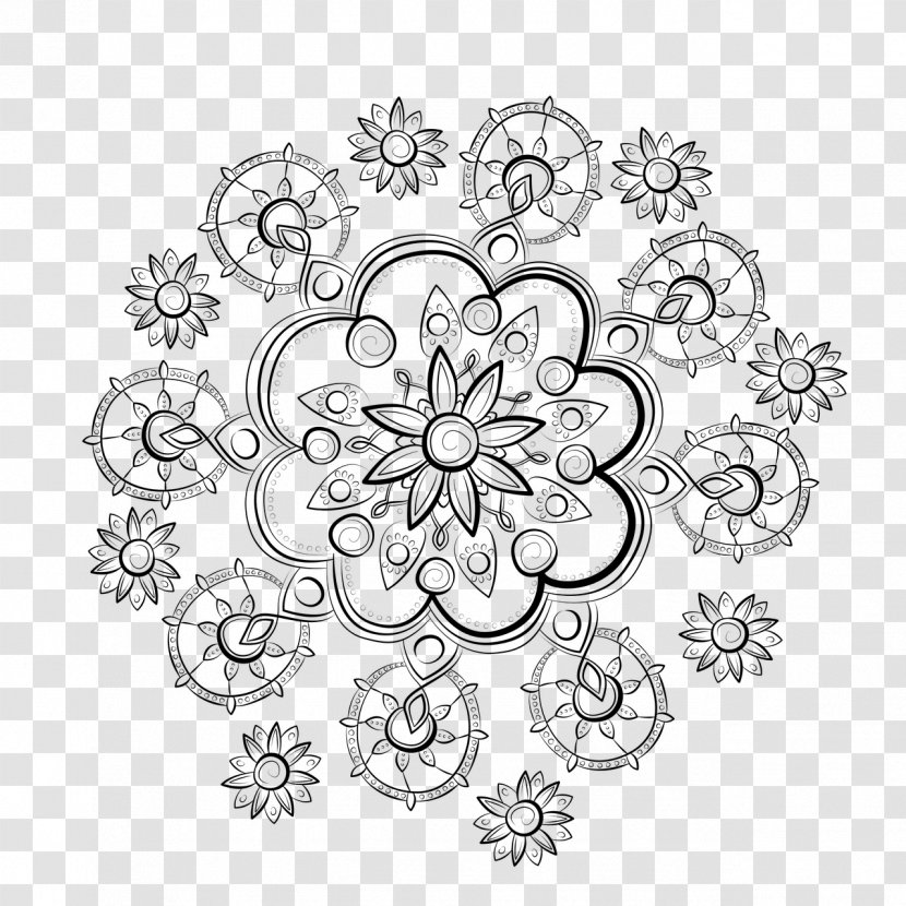 Mandala Flower Floral Design Pattern - Ornament - Flowers Transparent PNG