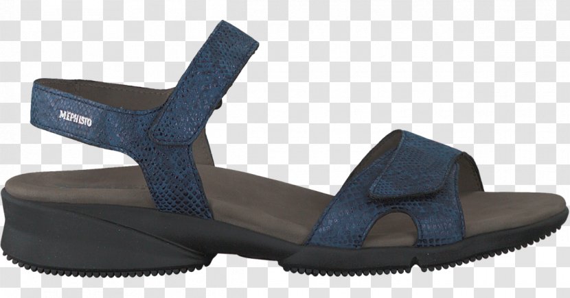 Sandal Blue Shoe Slide Leather Transparent PNG