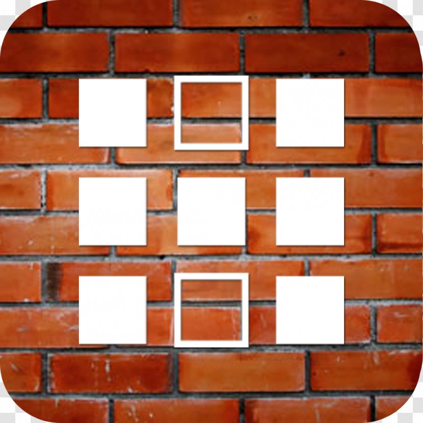 Brick Wood Stain Wall Square Material - Meter - Hollow Transparent PNG