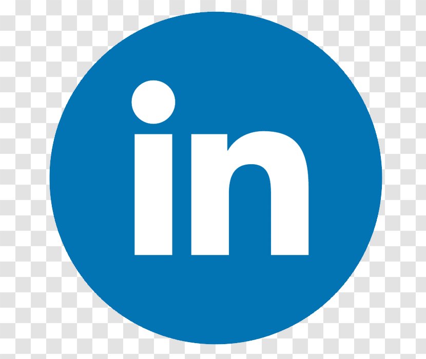 Social Media LinkedIn Logo Network - Blue Transparent PNG