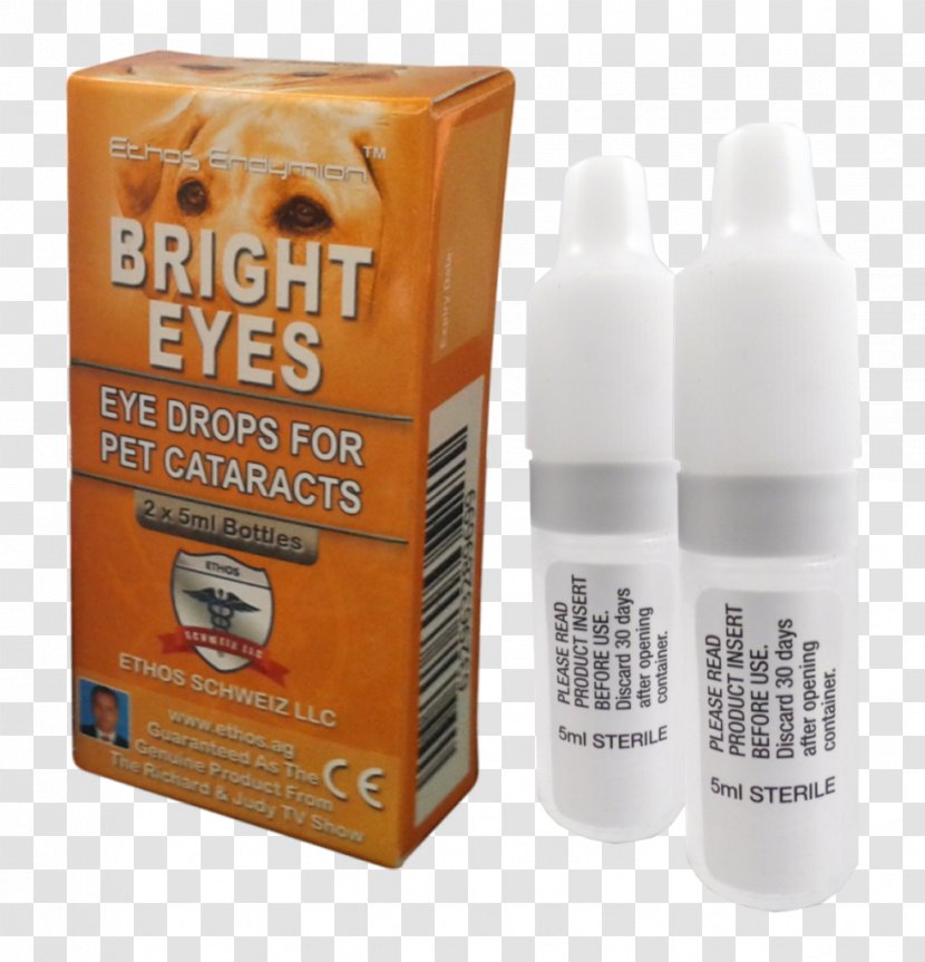 Dog Eye Drops & Lubricants Natural Ophthalmics Homeopathic Cineraria For Cataract Crystalline Lens Acetylcarnosine - Acetylcysteine Transparent PNG
