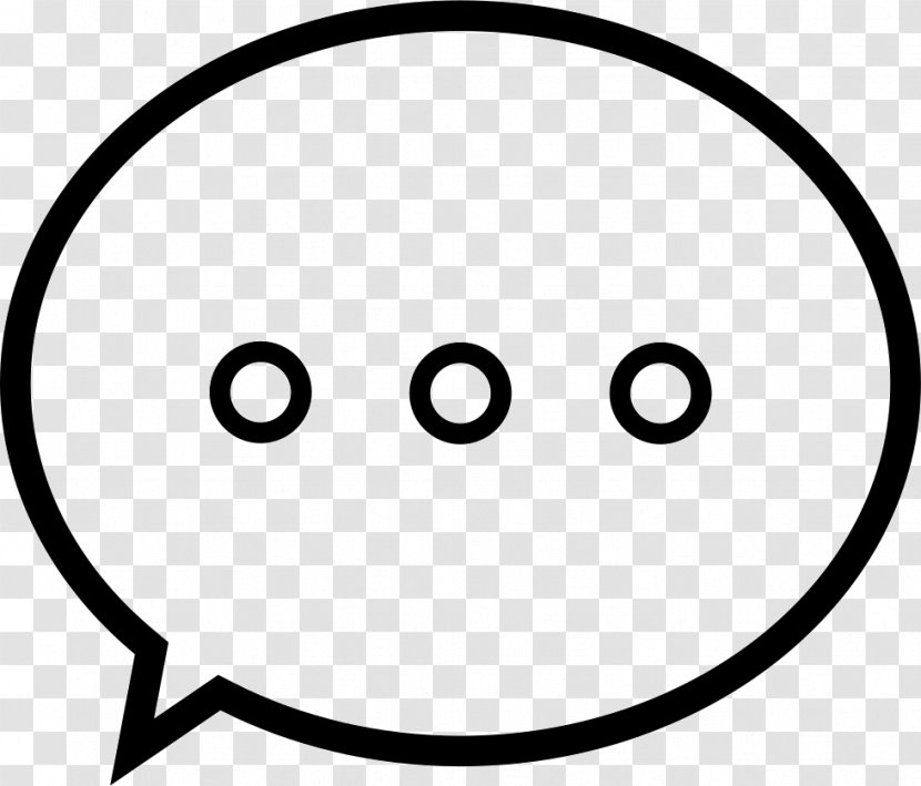 Clip Art Emoticon Black M - Cloud Chat Transparent PNG