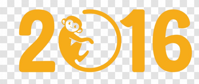 Monkey Calendar - Yellow - Chinese Transparent PNG