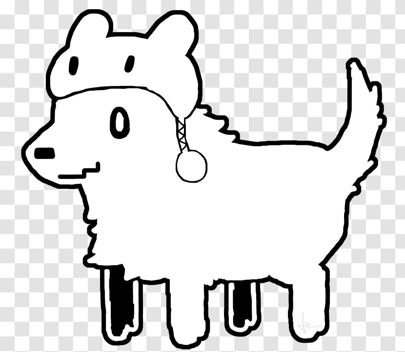 Undertale Dog Drawing Snout Canidae - Heart - Watch Dogs Transparent PNG