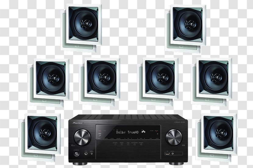 AV Receiver Home Theater Systems 5.1 Surround Sound Pioneer Corporation VSX-831 - Sm Supermarket Transparent PNG