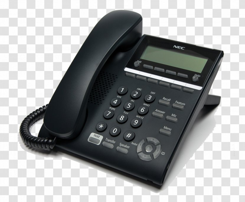 VoIP Phone Business Telephone System Handset Telephony - Computer Network Transparent PNG