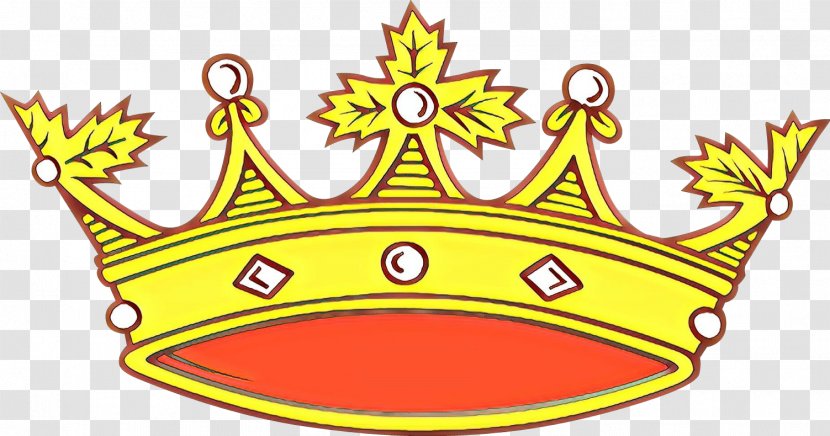 Crown - Cartoon - Symbol Yellow Transparent PNG
