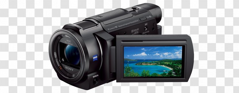 Sony Handycam FDR-AX53 Video Cameras - Fdrax33 - Camera Transparent PNG