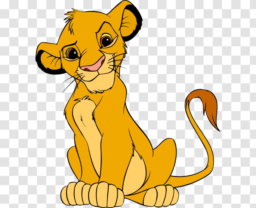 Simba The Lion King Nala Mufasa Clip Art - Tail Transparent PNG