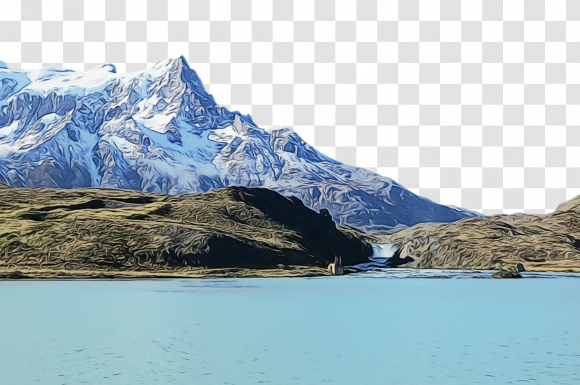Fjord Mount Scenery Glacial Lake Glacier Water Resources Transparent PNG