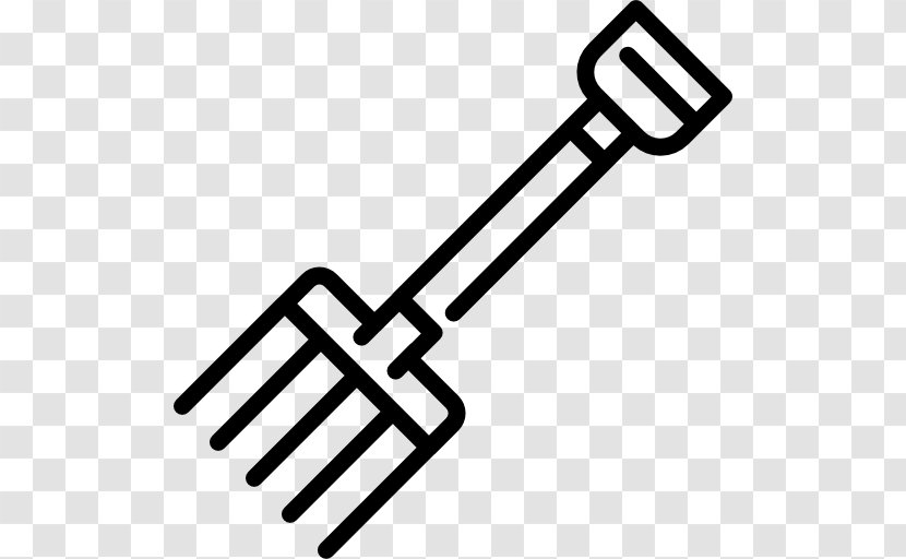 Fork - Black And White - Illustrator Transparent PNG