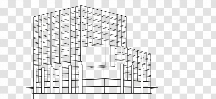 Architecture Scuba Diving Facade Sofitex Tim - Elevation - Office Building Transparent PNG