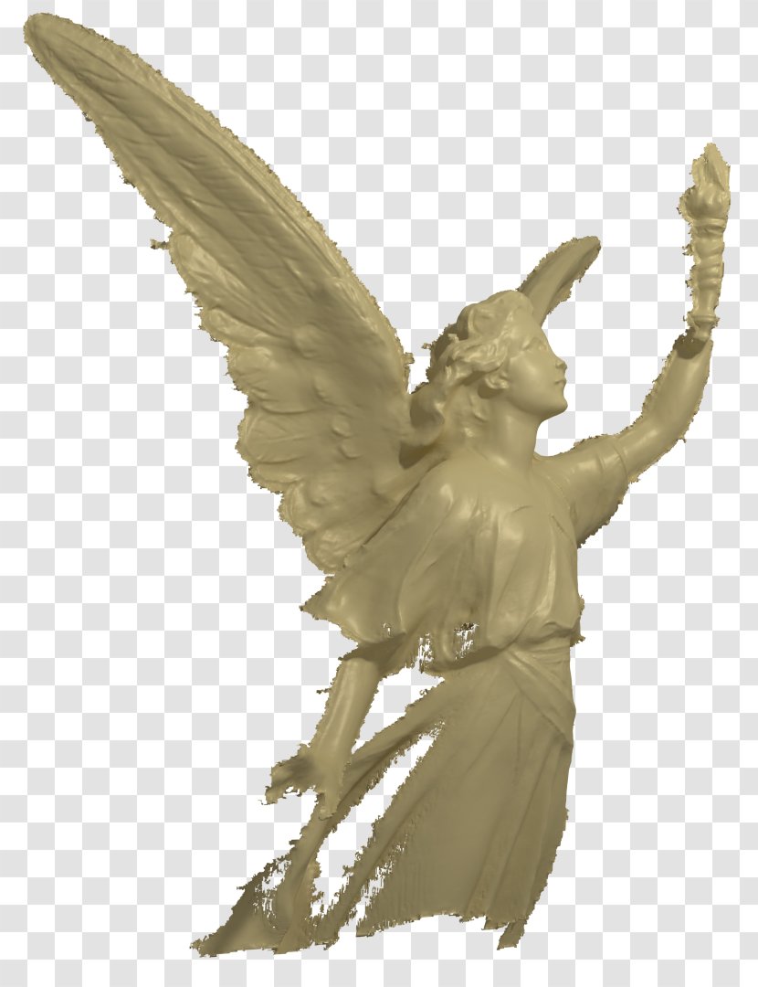 Classical Sculpture Signed Distance Function Statue Figurine - Metric - Mesh Shading Transparent PNG