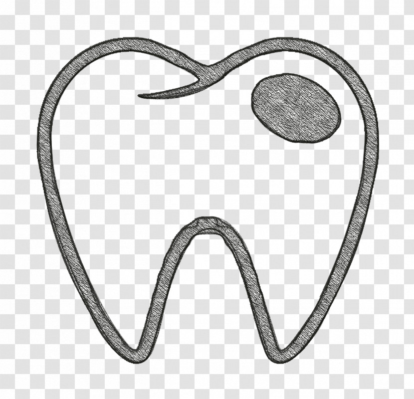 Teeth Icon Molar With Cavity Icon Medical Icon Transparent PNG