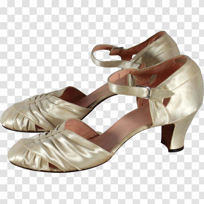 Shoe Sandal Beige Walking Hardware Pumps - Ivory Wedding Shoes For Women Transparent PNG