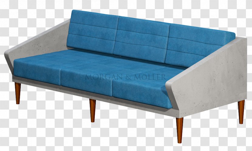Table Sofa Bed Concrete Couch Glass - Outdoor Transparent PNG