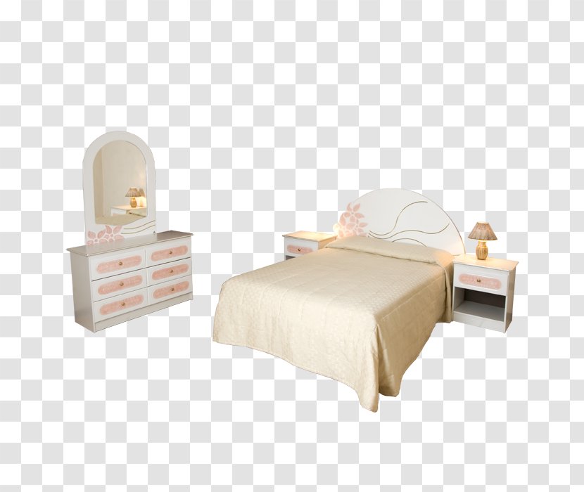 Bed Frame Bedroom Table Furniture Mattress - House Transparent PNG