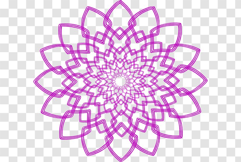 The Mindfulness Colouring Book: Anti-stress Art Therapy For Busy People Coloring Book Meditation Mandala - Pink Transparent PNG