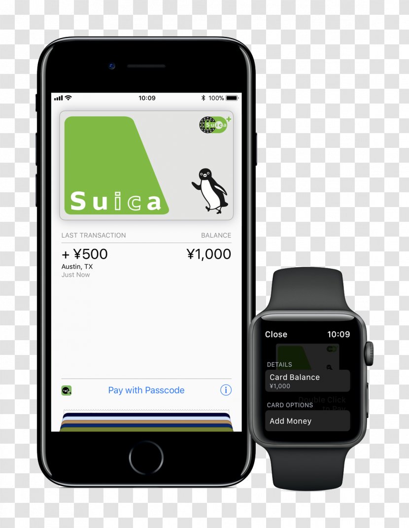 IPhone X 7 Mobile Suica Apple Pay - Cellular Network Transparent PNG